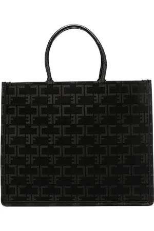 Elisabetta Franchi Shopper aus Monogramm-Jacquard