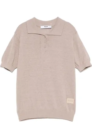 Msgm Poloshirt aus Feinstrick