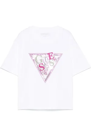 Guess T-Shirt mit Logo-Stickerei