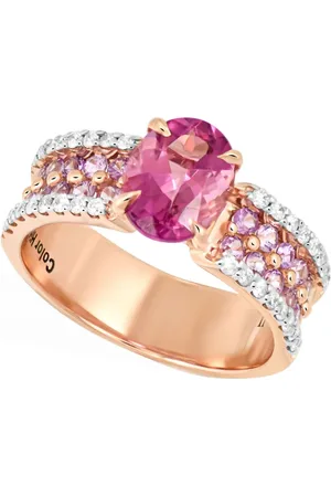 Brumani 18kt Colour Hits Rotgoldring mit Schmucksteinen