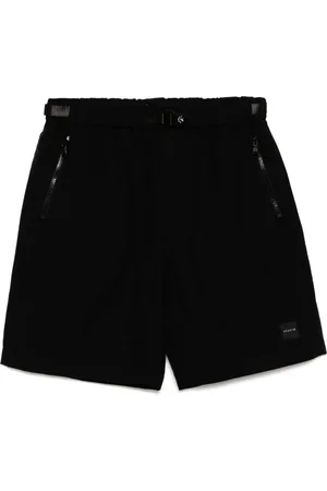 AGNÈS B. Tuck belted shorts