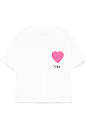 Guess T-Shirt mit Logo-Stickerei