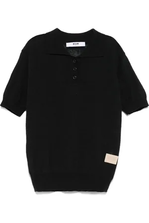 Msgm Poloshirt aus Feinstrick