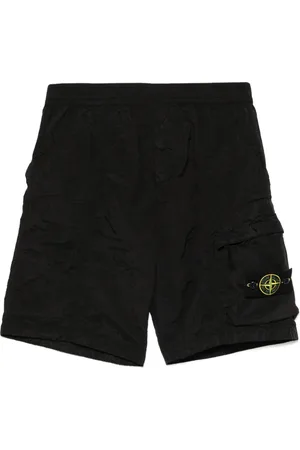 Stone Island Joggingshorts mit Kompass-Patch