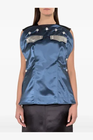 Calvin Klein Klassische Satinbluse