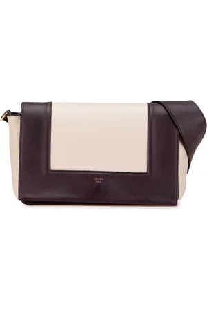 Céline 2017 mittelgroße Shiny Smooth Frame Schultertasche