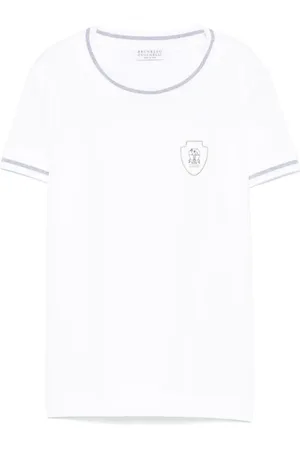 Brunello Cucinelli T-Shirt mit Logo-Print