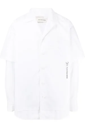 Feng Chen Wang Hemd im Layering-Look