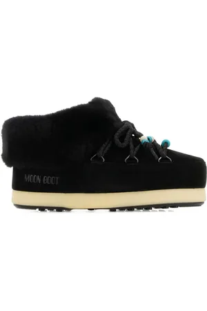 Moon Boot Mules mit Pelzborten