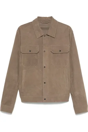 Emporio Armani Klassische Lederjacke