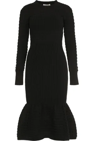 Alexander McQueen Gestricktes Mesh-Midikleid