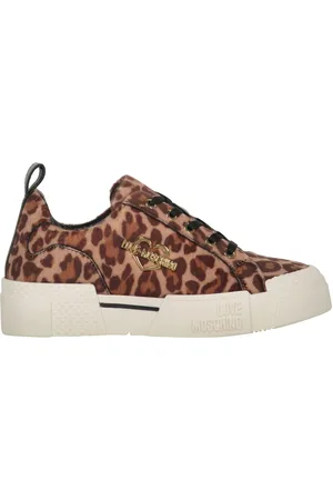 Moschino Sneakers mit Leoparden-Print