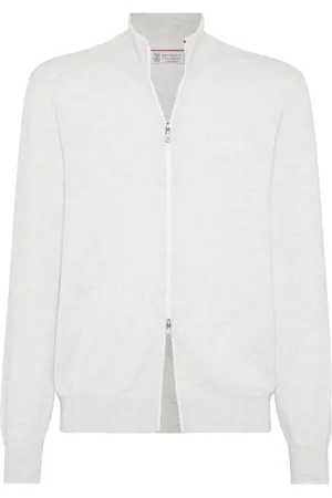 Brunello Cucinelli Cardigan aus Kaschmir mit Stehkragen