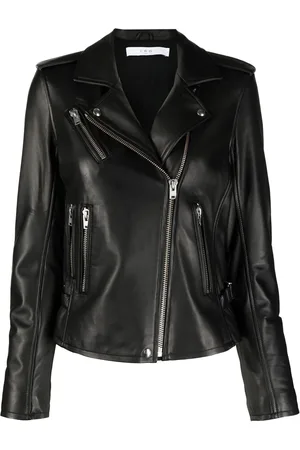 IRO Bikerjacke mit fallendem Revers