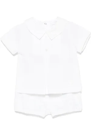 PATACHOU Set aus Poloshirt und Windelhöschen mit Print