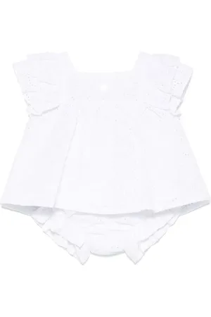 PATACHOU Short-Set mit Lochstickerei