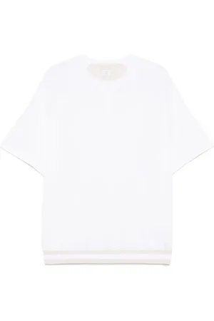 ELEVENTY T-Shirt mit Streifendetail