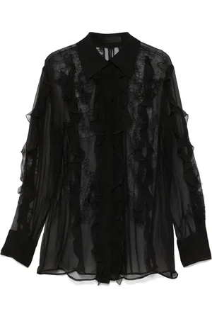 VALENTINO GARAVANI Bluse mit Blumenstickerei