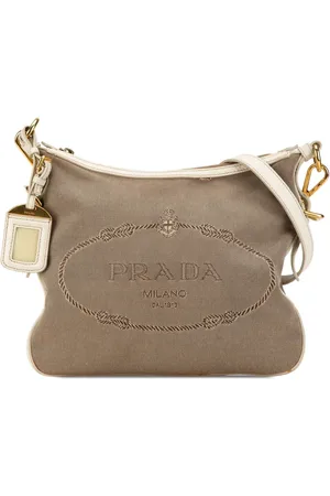 Prada 2010-2024 Canapa Logo Umhängetasche
