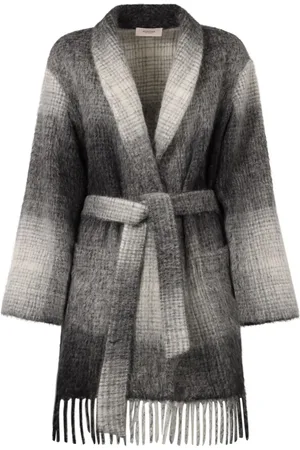 Agnona Karierter Cardigan
