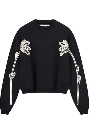 ROUGH. Sweatshirt mit Blumen