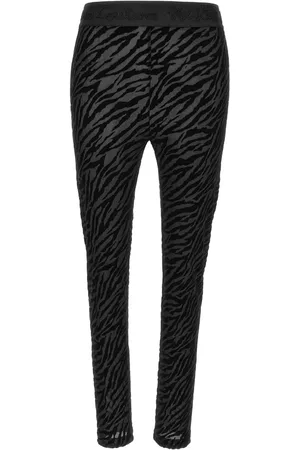 VERSACE Leggings mit Zebra-Print