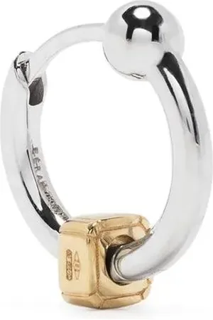 Eera Mini 18kt Square Weißgoldcreole