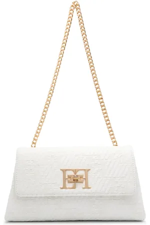 Elisabetta Franchi Schultertasche mit Logo-Jacquard