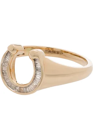 Adina Reyter 14kt Gelbgoldring mit Diamanten