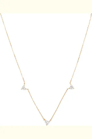 Adina Reyter 14kt Gelbgoldhalskette mit Diamanten