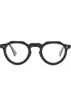 LESCA Crown Brille mit rundem Gestell