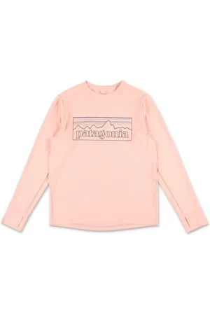 Patagonia Langarmshirt mit grafischem Logo
