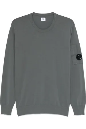 C.P. Company Pullover mit Linsen-Detail