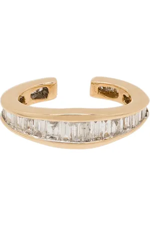 Adina Reyter 14kt Ear Cuff aus Gelbgold mit Diamanten