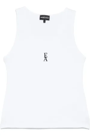 Emporio Armani Trägershirt mit vorstehendem Logo
