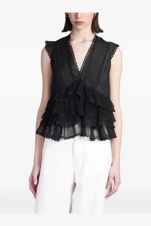 ALICE+OLIVIA Bluse mit Rüschendetail