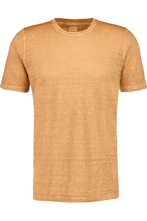 120% Lino Texturiertes T-Shirt