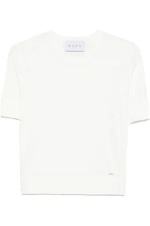 Kaos T-Shirt mit Logo-Schild