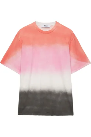 Msgm T-Shirt mit Farbverlauf-Optik