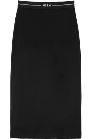 Msgm Rock mit Logo-Band