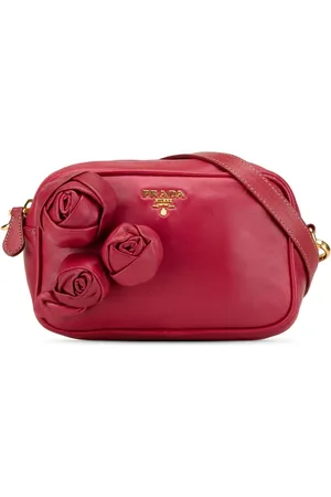 Prada 2010-2024 Nappa Rosette Umhängetasche