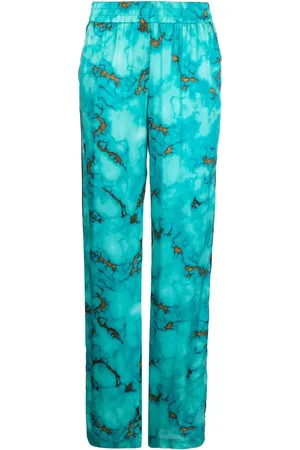 Roberto Cavalli Hose mit abstraktem Print