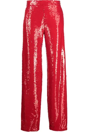 GENNY Gerade Hose mit Pailletten