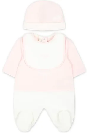 Fendi Strampler-Set mit Logo-Print