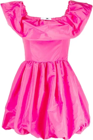 Msgm Schulterfreies Kleid