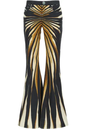 Roberto Cavalli Ausgestellte Hose mit Print