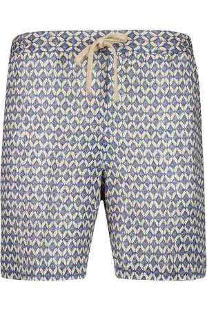 120% Lino Bermudas mit Print