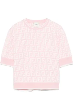 Fendi Oberteil aus FF-Jacquard