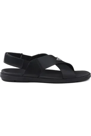 Prada Sandalen mit überkreuzten Riemen