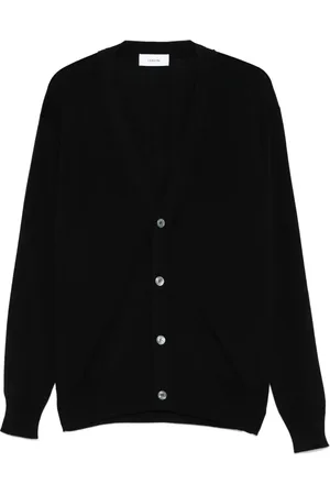 LARDINI Cardigan mit V-Ausschnitt